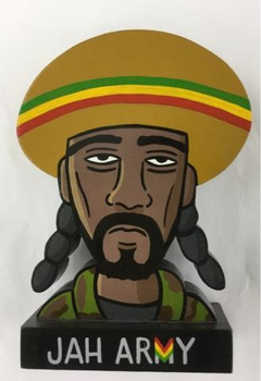 Статуэтка Jah Army - Раста атрибутика - Деревянные сувениры - Магазин ТОПовых приборов и аксессуаров для  курения  bongstore.ru